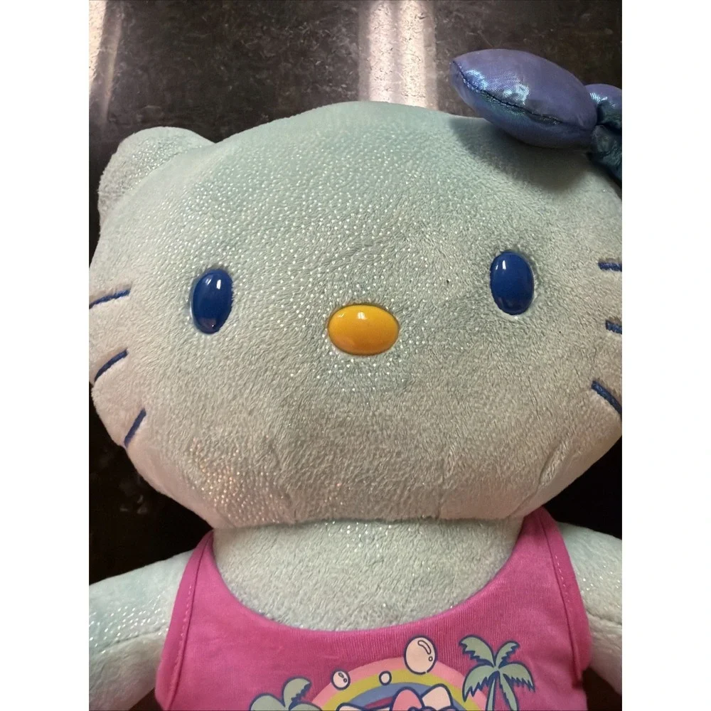 Build A Bear Sanrio Hello Kitty Summer Waves Plush Seafoam Shimmer BAB 18